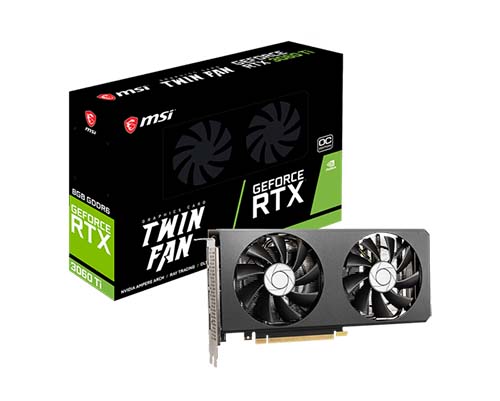 TNC Store Card Màn Hình MSI RTX 3060 Ti Twin Fan 8GB